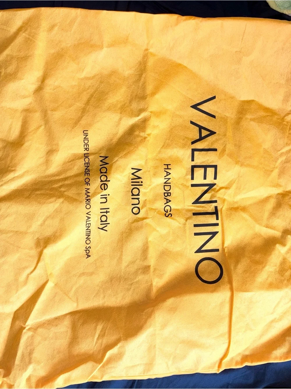 Mario Valentino Spa Brown Monogram Leather Tote with Gold Hardware